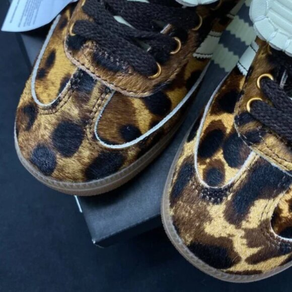 Wales Bonner Adidas Leopard Print Women's Sneakers Sz 7 1/2. TOO CUTE! - Picture 5 of 7